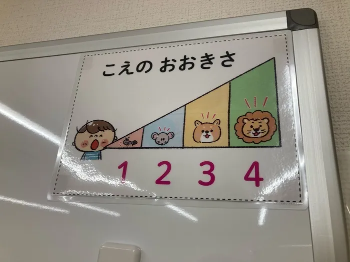 児童発達支援　チャレンジキッズ　流山教室/声のものさし📏