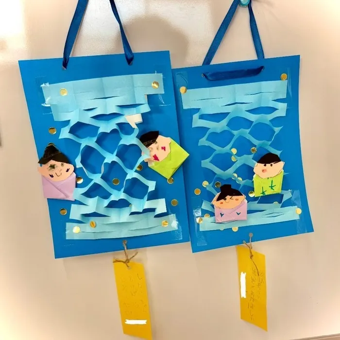 児童発達支援すぽると/7月の製作は七夕飾りをつくりました🎋🌟