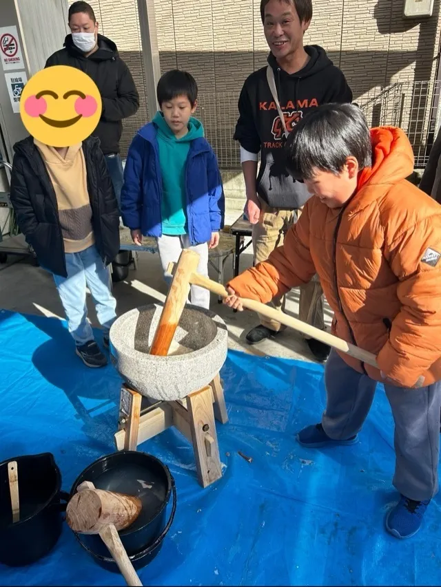 デイPOP/1月7日(火)餅つき