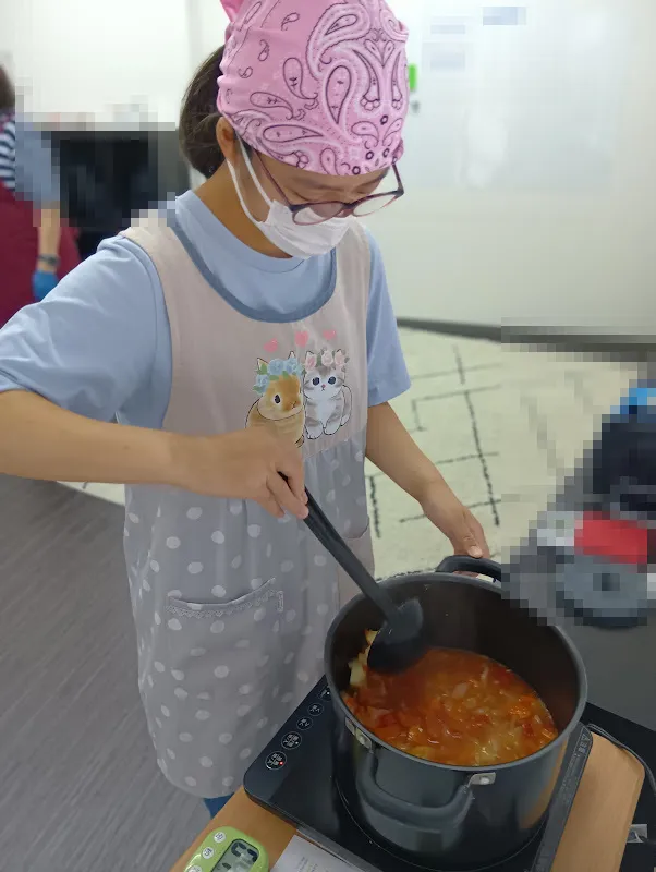 放課後等デイサービスlight/お昼ご飯を作ろう！～夏野菜カレー～