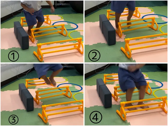 運動療育むーん/ミニハードルジャンプ成功🌟
