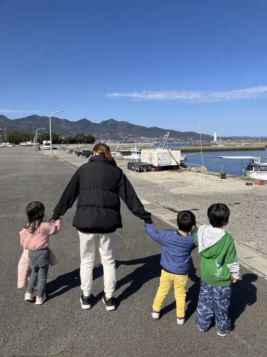 別府療育センター　キネサポ亀川店　独自の運動療育法を開発し、効果の見える療育を行ってます!/お天気最高☻　お散歩・公園遊び最高☻