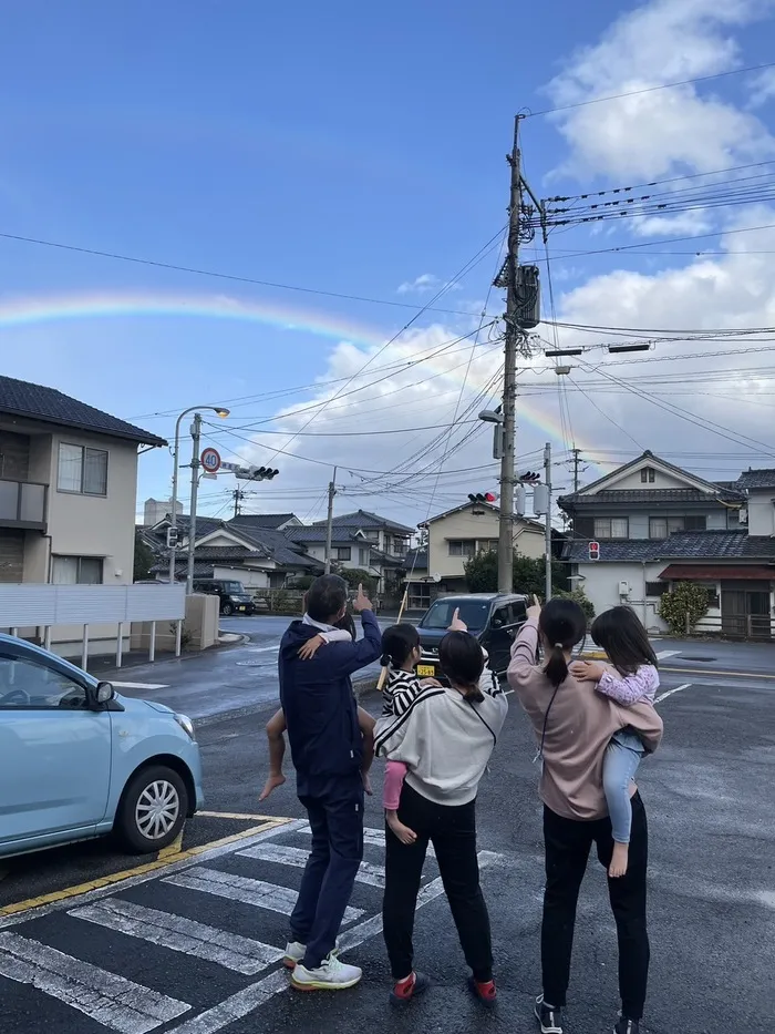 別府療育センター　キネサポ亀川店/虹が美しいです！