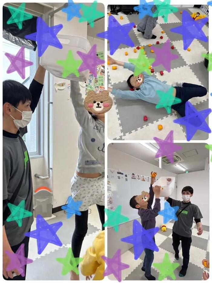 放課後デイサービスtoiro大船/☆玉入れ☆