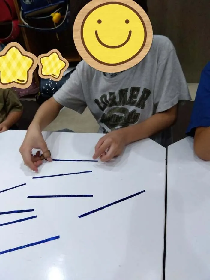 放課後デイサービスtoiro小田急相模原/『工作　くるくるシャボン玉』