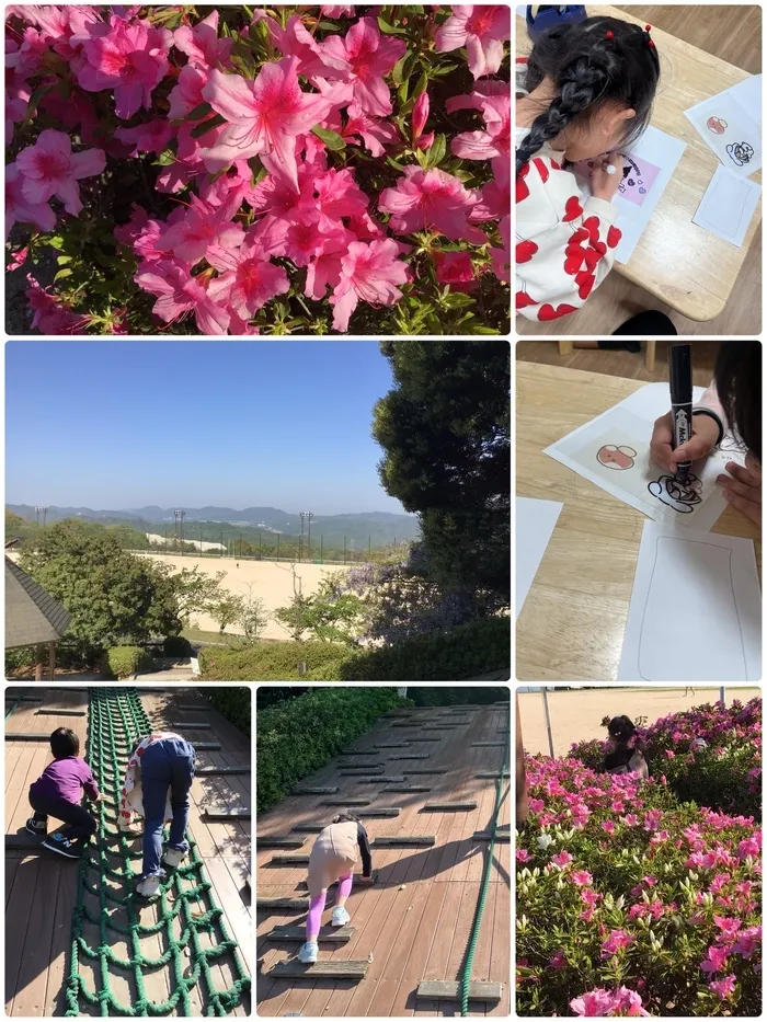 コモンチャイルドケア/プラ板作成と公園に行きました🌳