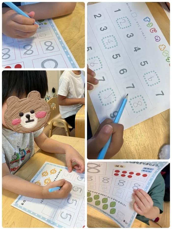コモンチャイルドケア/数字の勉強をしました✏