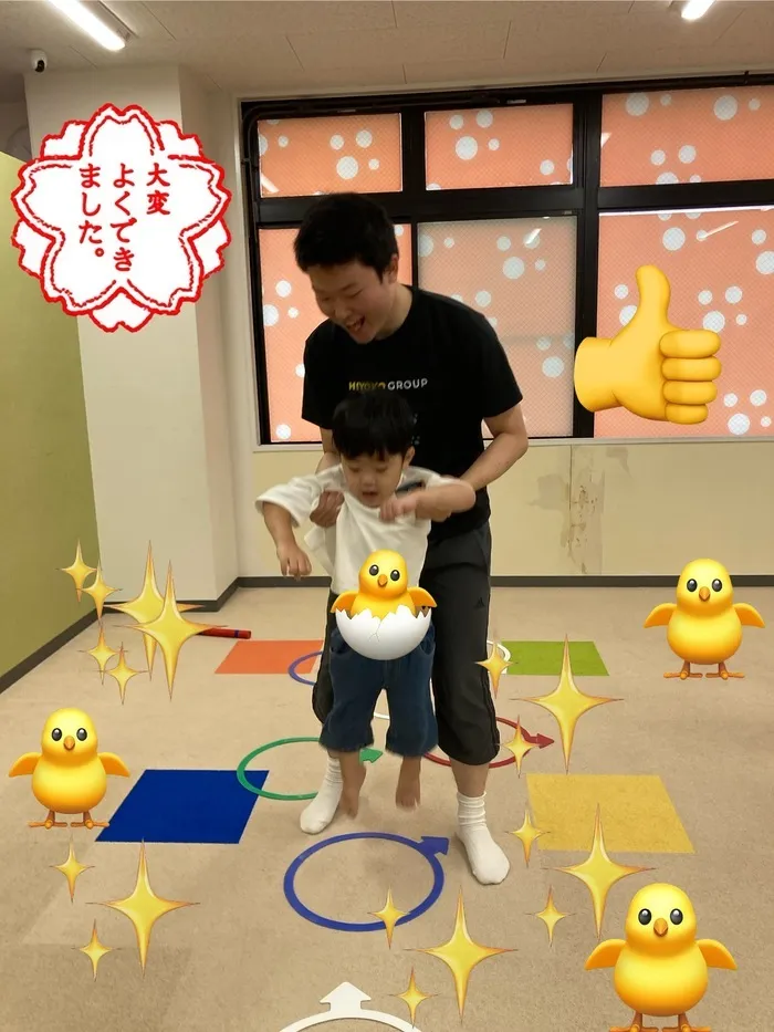 土日祝営業｜児童発達支援・放課後等デイサービス『HIYOKO SPORTS北仙台教室』/8月1日のHIYOKO SPORTS 北仙台教室の様子