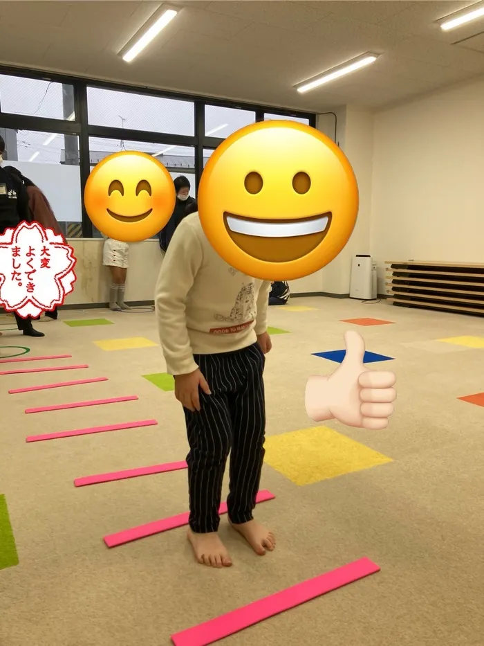 土日祝営業｜児童発達支援・放課後等デイサービス『HIYOKO SPORTS北仙台教室』/12月11日のチルハピスポーツ北仙台教室の様子