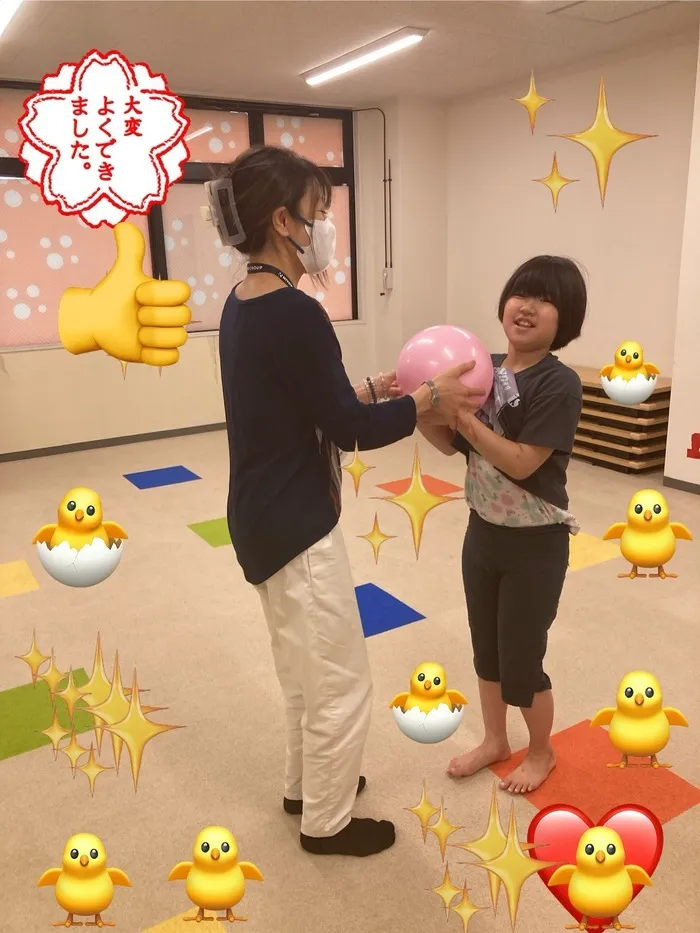 土日祝営業｜児童発達支援・放課後等デイサービス『HIYOKO SPORTS北仙台教室』/8月11日のHIYOKO SPORTS 北仙台教室の様子