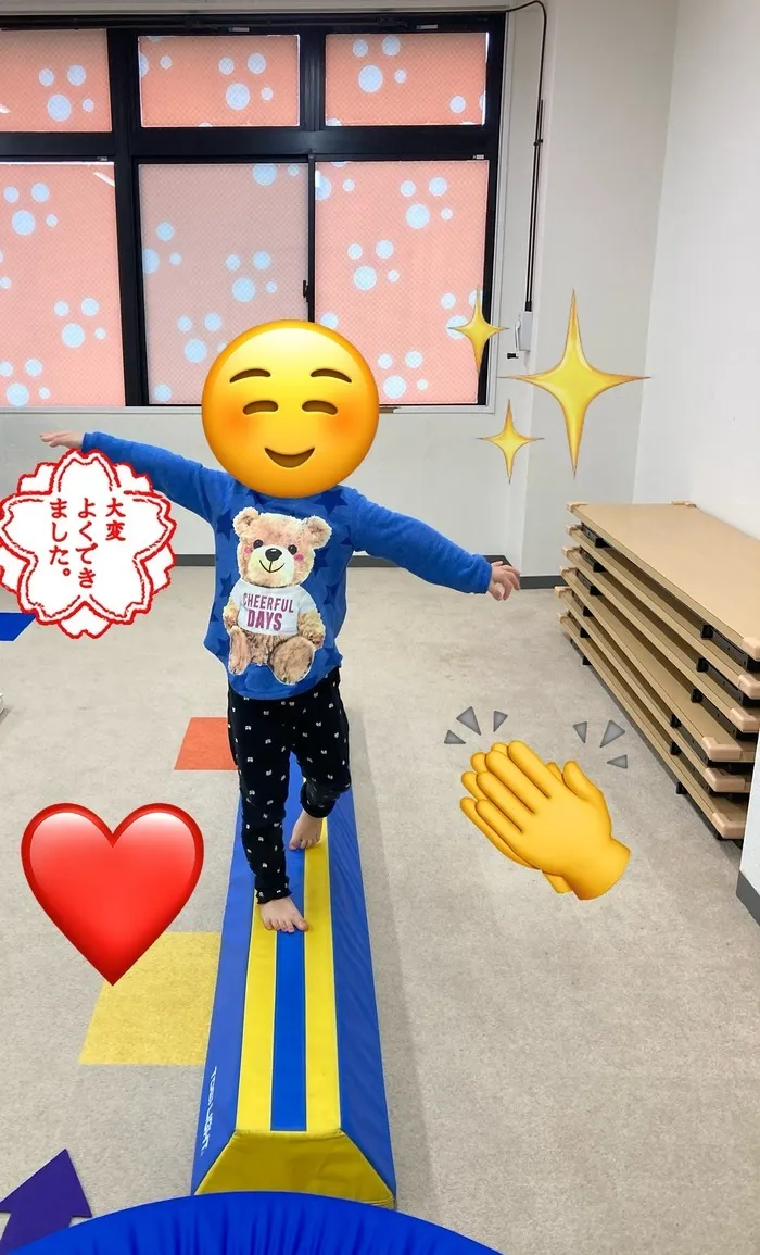  2023年11月OPEN｜2歳～12歳｜土日祝営業｜児童発達支援・放課後等デイサービス『チルハピスポーツ北仙台教室』/4月20日のHIYOKO SPORTS北仙台教室の様子