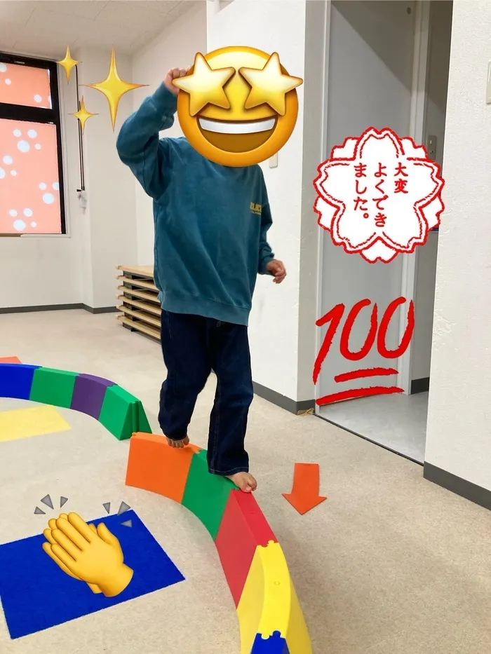  2023年11月OPEN｜2歳～12歳｜土日祝営業｜児童発達支援・放課後等デイサービス『チルハピスポーツ北仙台教室』/4月29日のHIYOKO SPORTS 北仙台教室の様子