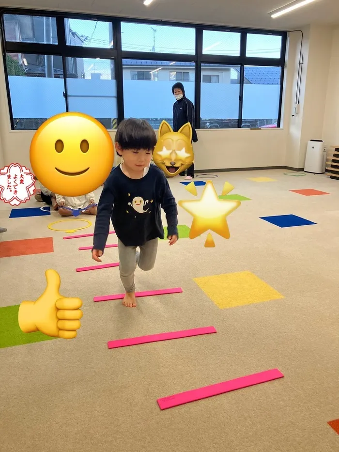 土日祝営業｜児童発達支援・放課後等デイサービス『HIYOKO SPORTS北仙台教室』/11月28日のチルハピスポーツ北仙台教室の様子