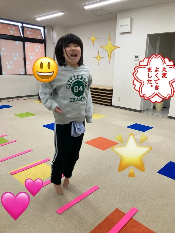  2023年11月OPEN｜2歳～12歳｜土日祝営業｜児童発達支援・放課後等デイサービス『チルハピスポーツ北仙台教室』/4月10日のHIYOKO SPORTS北仙台教室の様子