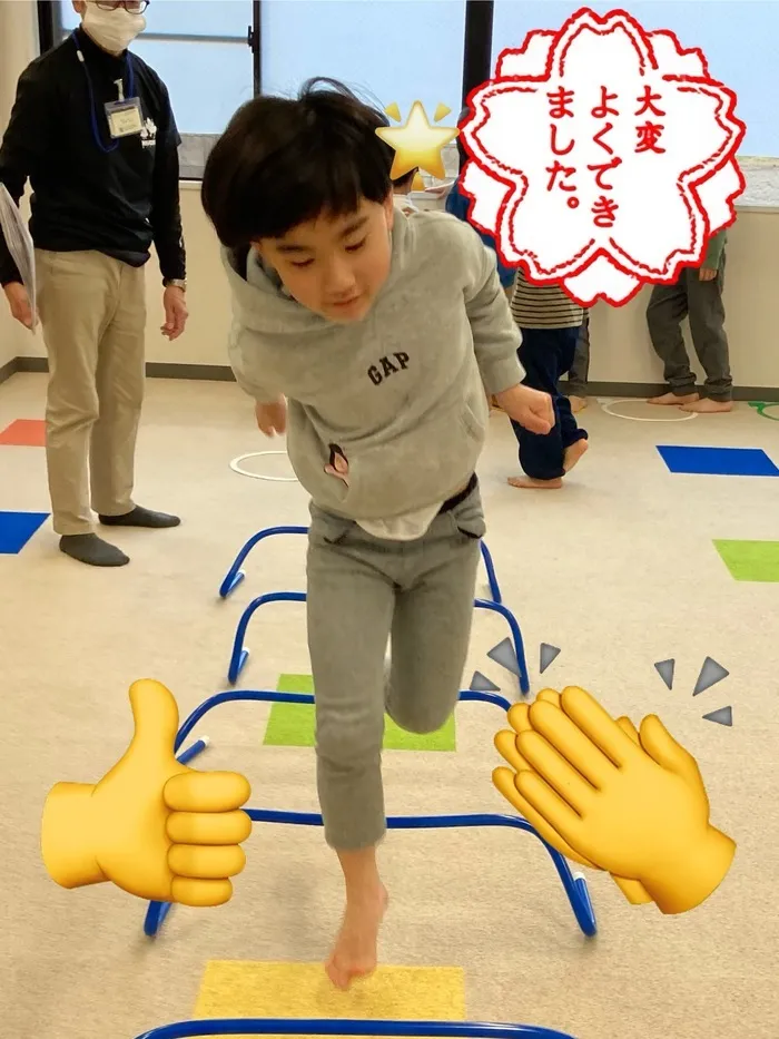 土日祝営業｜児童発達支援・放課後等デイサービス『HIYOKO SPORTS北仙台教室』/1月20日のチルハピスポーツ北仙台教室の様子