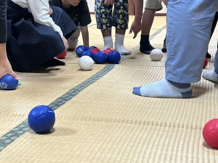 放課後デイ　晴レル家　広島市の児童も利用しています♪学校、ご自宅まで送迎いたします♪/ボッチャを行いました！