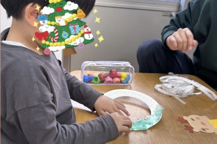 【言語聴覚士☆在籍☆】　はばたき　千城台教室/【児童発達支援】クリスマス製作🎄