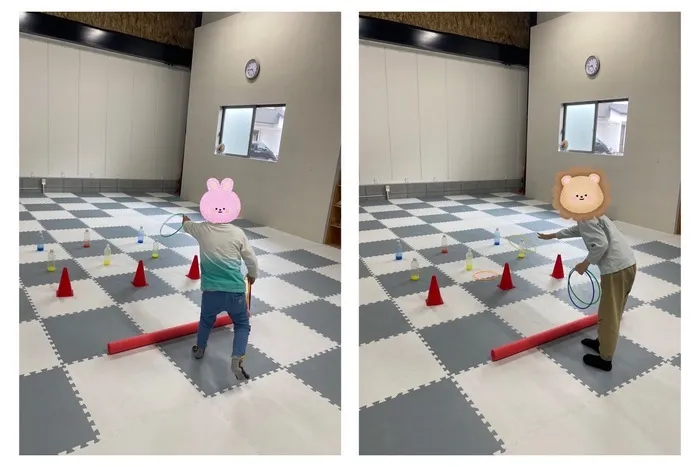 児童発達支援・放課後等デイサービス　すたーりー八尾/輪投げをしよう☺️