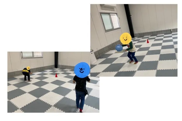 児童発達支援・放課後等デイサービス　すたーりー八尾/落とさないように気をつけて⚠️