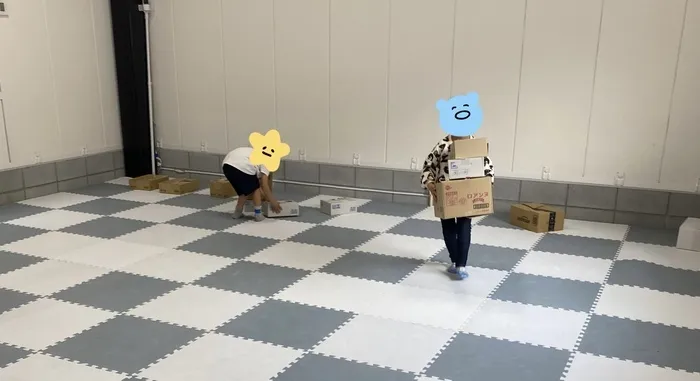 児童発達支援・放課後等デイサービス　すたーりー八尾/ダンボールを運ぼう📦