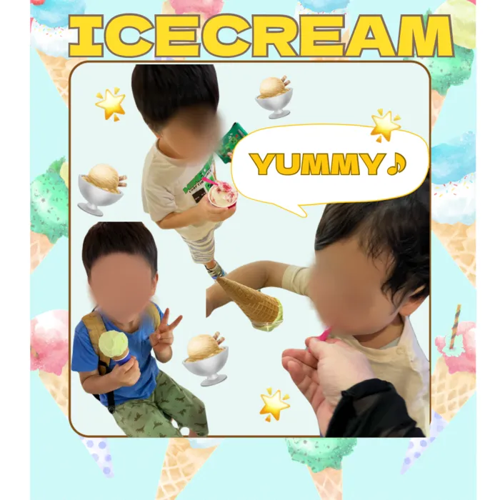 こぱんはうすさくら　八千代台教室/🌻8月のおでかけ 〜アイスクリームを食べに行こう🍦〜