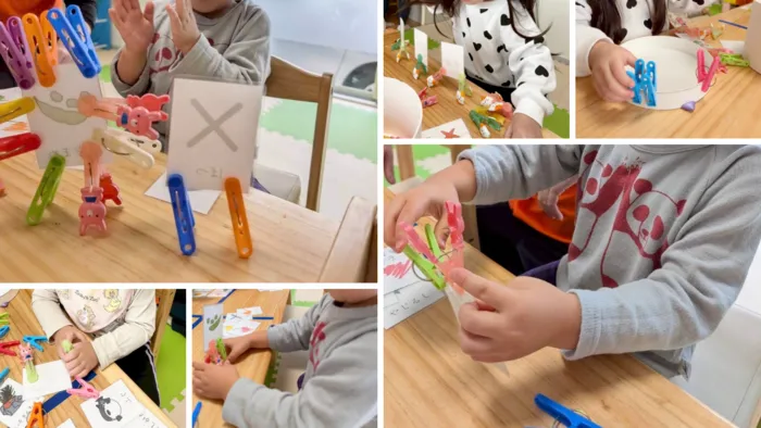 マイステージひまわり梅香/洗濯バサミの活用と保育園準備の視点からの療育😄