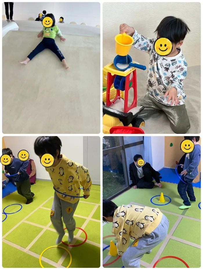 わくわく子供ひろば坂の上/tette＆わっかあつめ競走🏃‍♂️