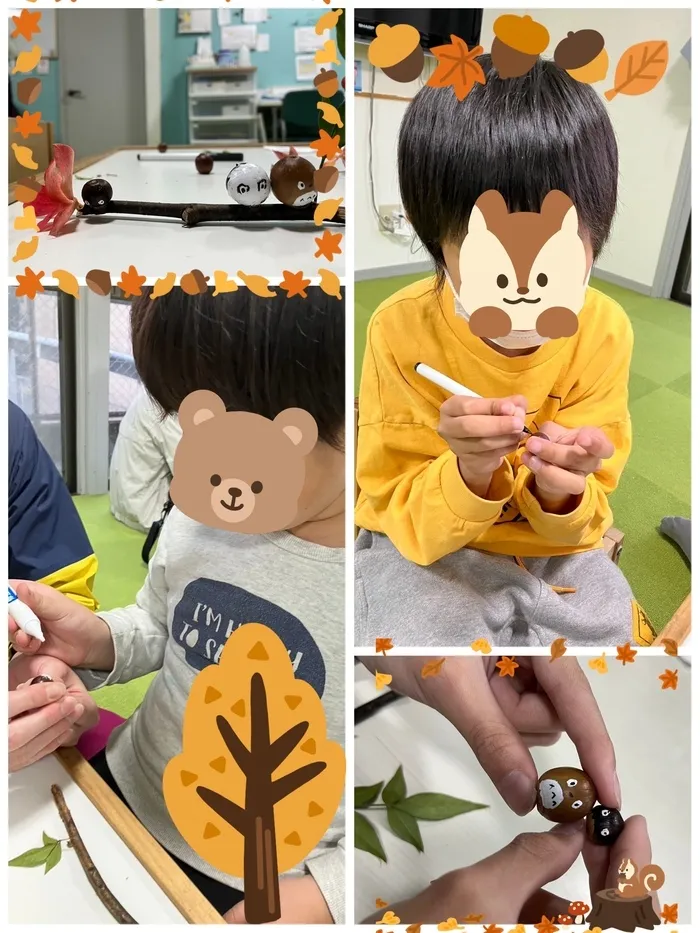 わくわく子供ひろば坂の上/どんぐりトトロを作ろう🌱🐱👧🏻🧒