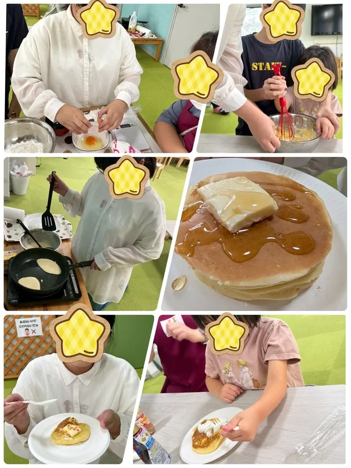 わくわく子供ひろば坂の上/ホットケーキ作り🥞🥣