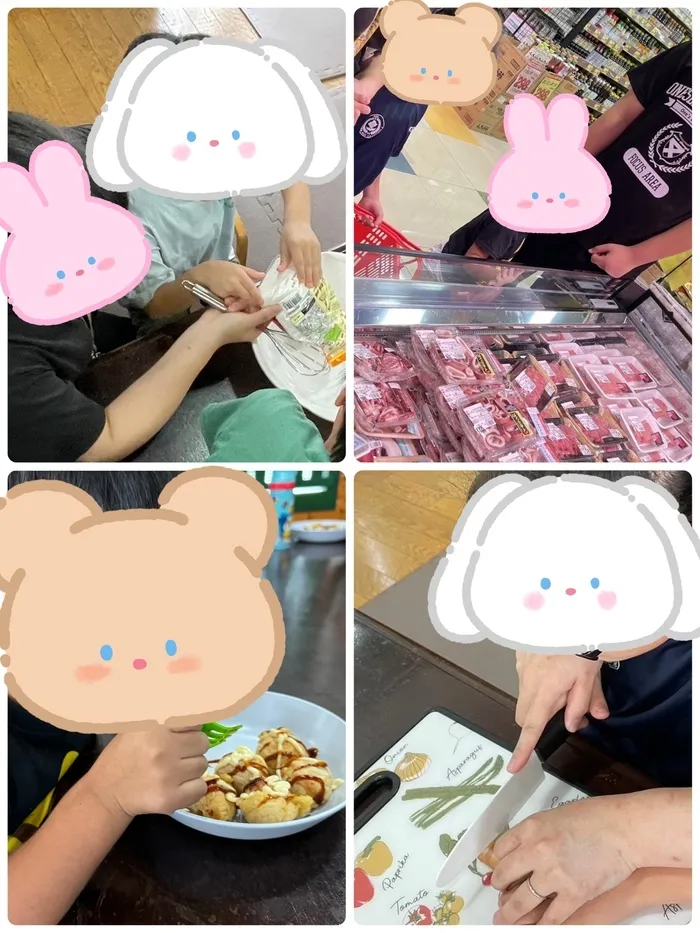 放課後等デイサービスぽかぽか清水町/みんなでたこ焼きパーティー🐙