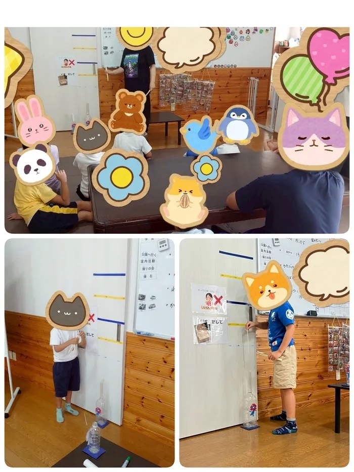 放課後等デイサービスぽかぽか清水町/割り箸ダーツをしたよ🎯