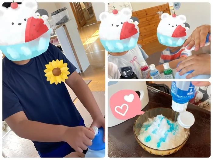 放課後等デイサービスぽかぽか清水町/かき氷はじめました🍧