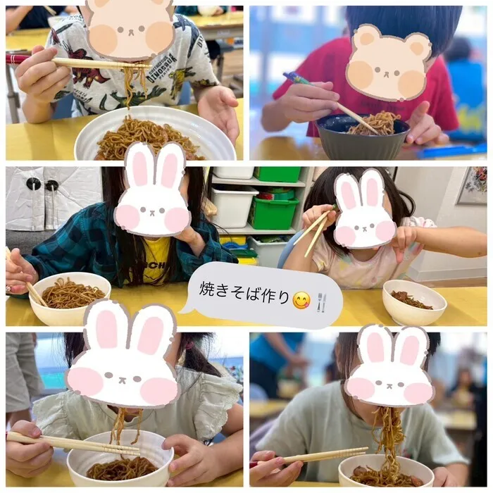 ウィズ・ユー鶴ヶ島若葉教室/焼きそば作り🍴