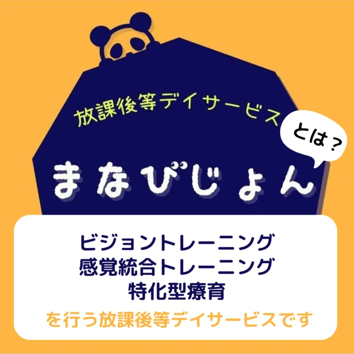 【苦手減らしませんか♪】ビジョントレーニング特化型療育　まなびじょん/まなびじょんとは？？