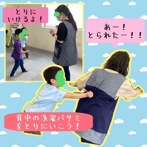 【2024年5月オープン！】てらぴぁぽけっと札幌福住教室/洗濯ばさみとりゲーム！