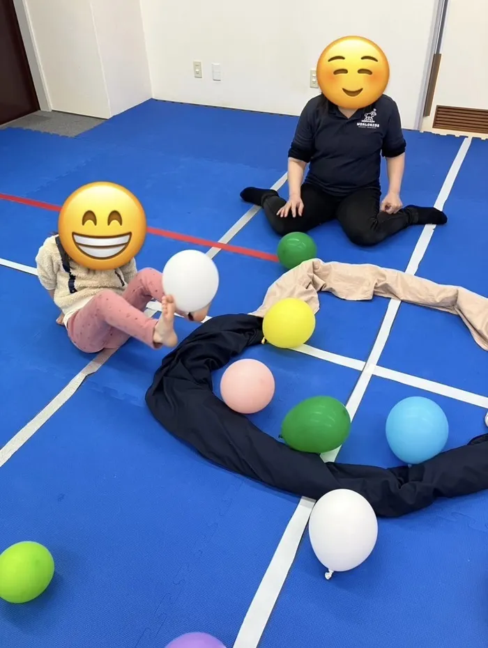 ワールドキッズ水天宮教室/風船運びゲーム🎈