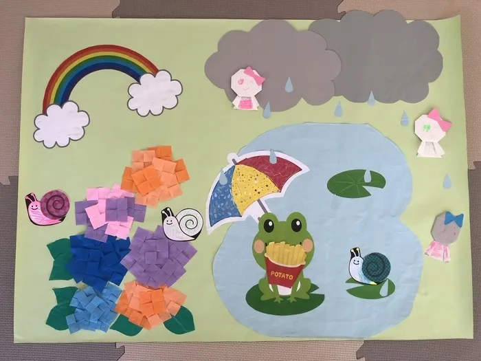 ぽてと/🐸６月の壁画🐸