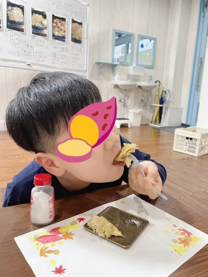 こどもみらいひろば　リスキッズ　稲毛教室/🍠【ミッションクッキング　さつまガレット】