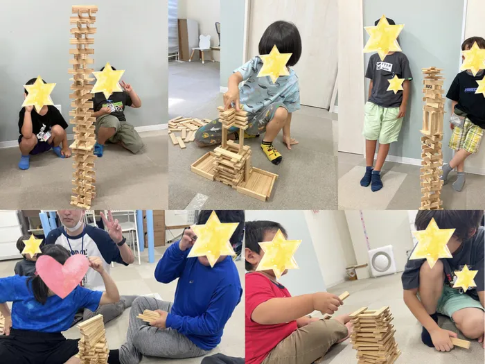ココノハーツ福岡太宰府教室/🪵協力して高く！“カプラ大会”開催✨