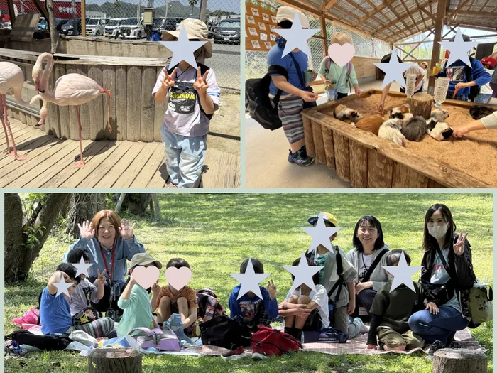 ココノハーツ福岡太宰府教室/「ふれあい動物園に行ってきました！」🦙🐰🐒
