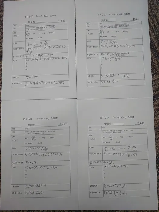 就労準備型放課後等デイサービスさくらぼ長野吉田教室/成長！成長！