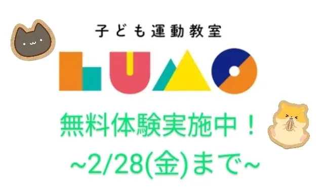 子ども運動教室 LUMO東大阪校/【無料体験実施中‼2/28(金)まで】