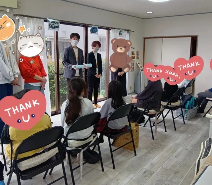 子どもたちからのサプライズ