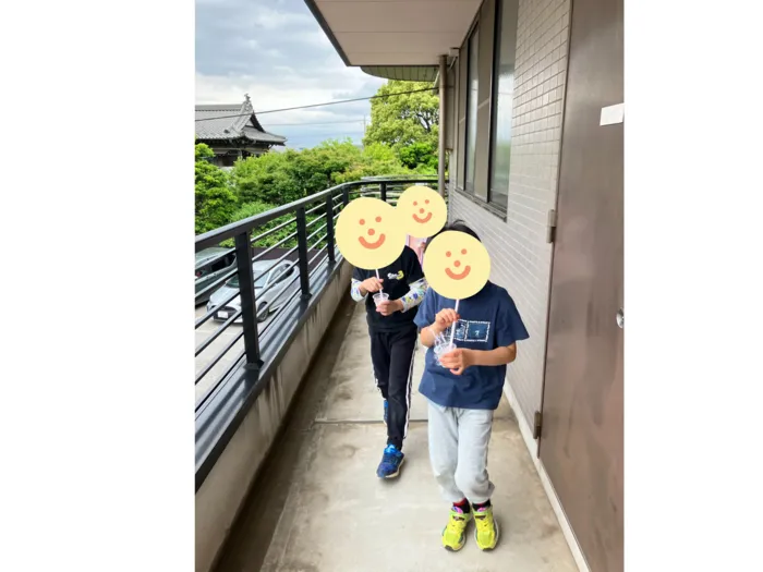 児童発達支援・放課後等デイサービス　ちいつな八千代高津教室/シャボン玉とんだっ！
