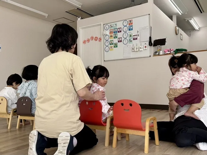  ”安心の一日療育”くあどりふぉりお/朝の会