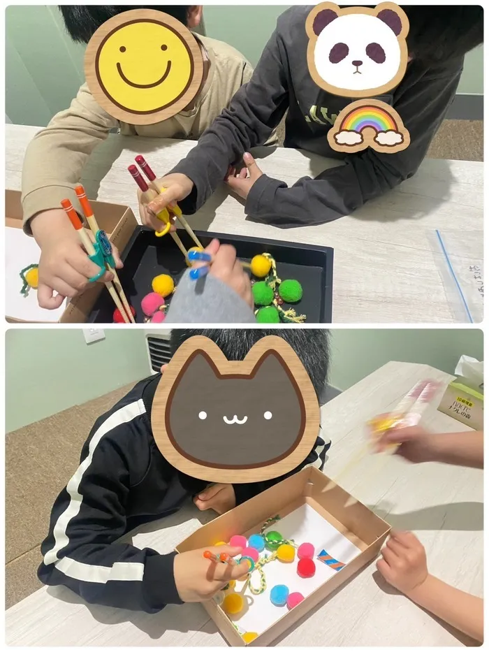 にじの空松陵/お箸でつまんでお引越し