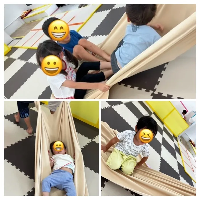 すくはぐ東鴻池/シーツで遊ぼう