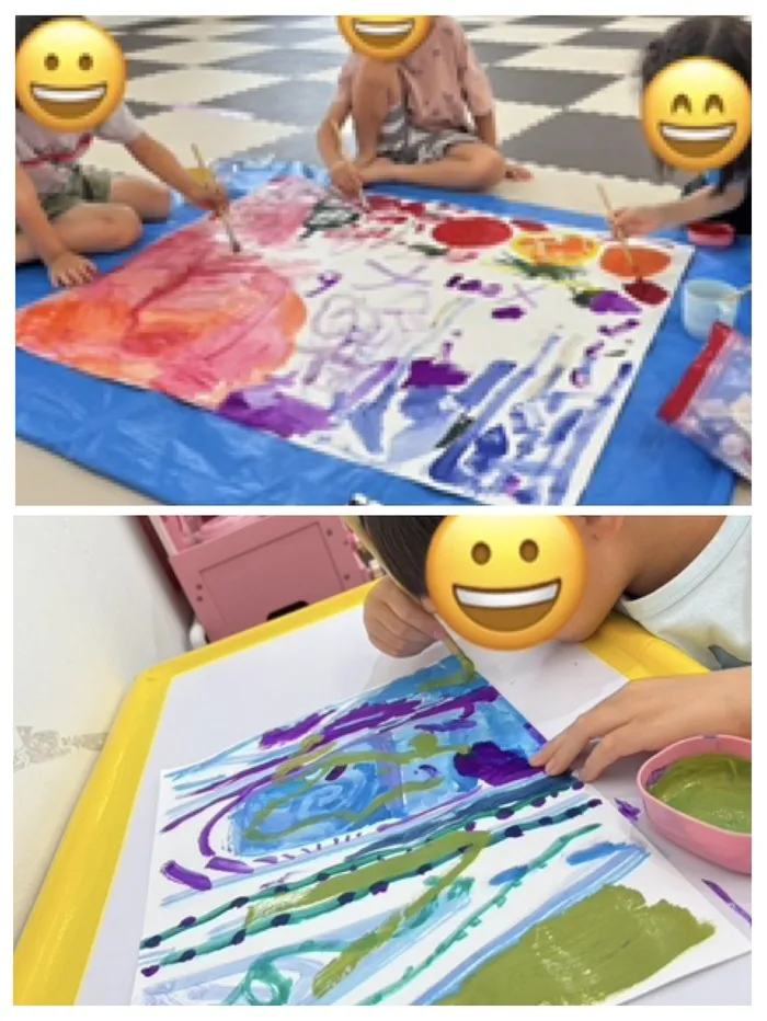 すくはぐ東鴻池/絵の具で遊ぼう