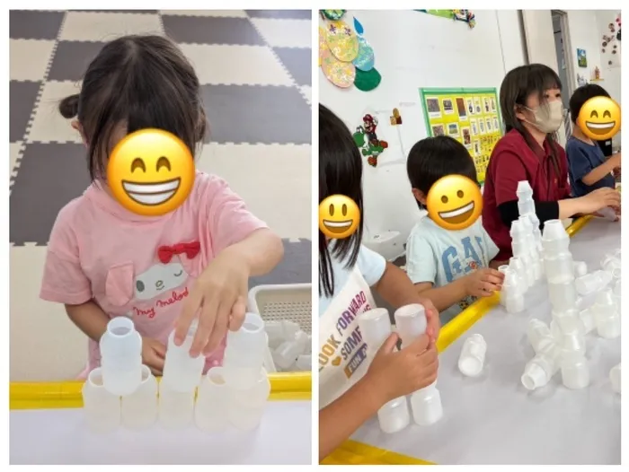 すくはぐ東鴻池【児発空きあり】/カップ積み遊び
