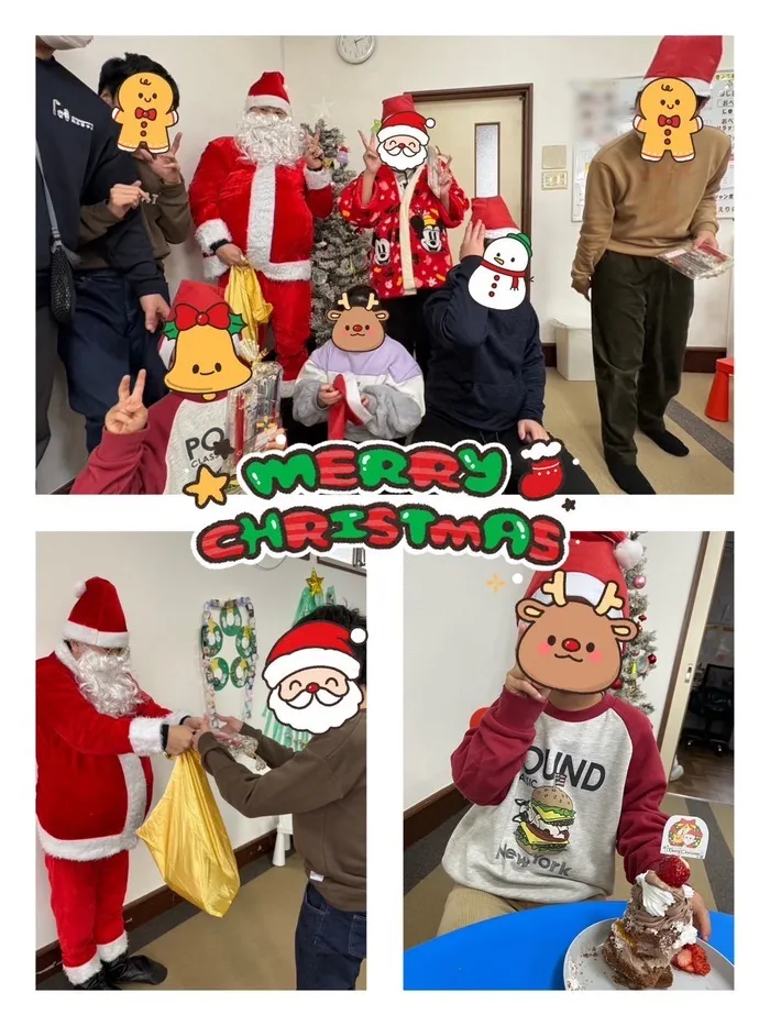 たんちゃん梁川教室　新規オープン／送迎あり／週1～5利用可能/メリークリスマス🎄🎅🏻